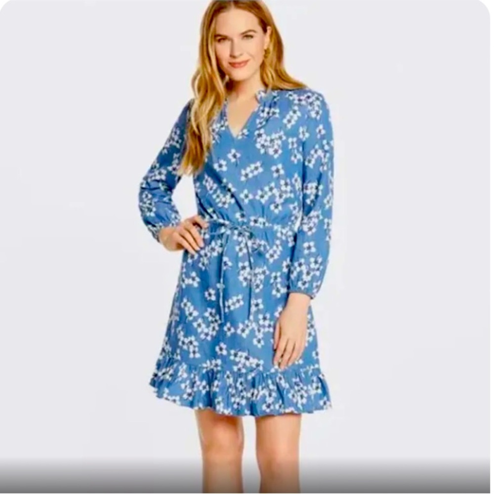 Draper James Tie Front Dress